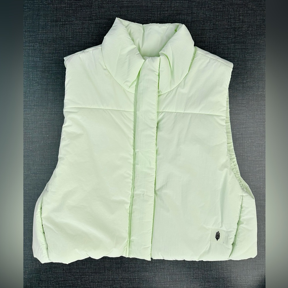 Free People Movement Light Green Puffer Vest